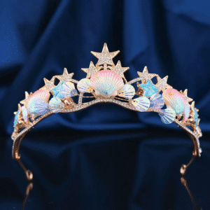 Couronne sirène coquillage