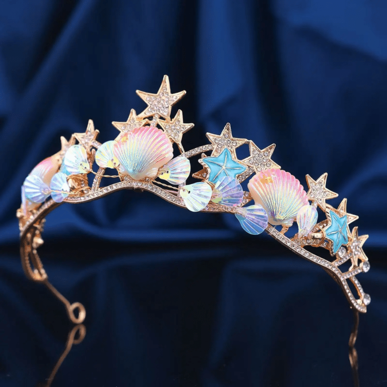 Couronne sirène coquillage (3)
