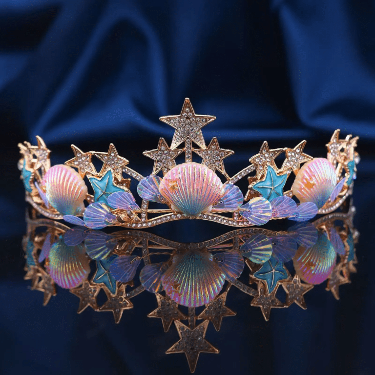Couronne sirène coquillage (4)