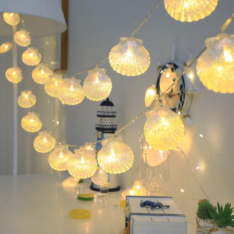 Guirlande lumineuse coquillage