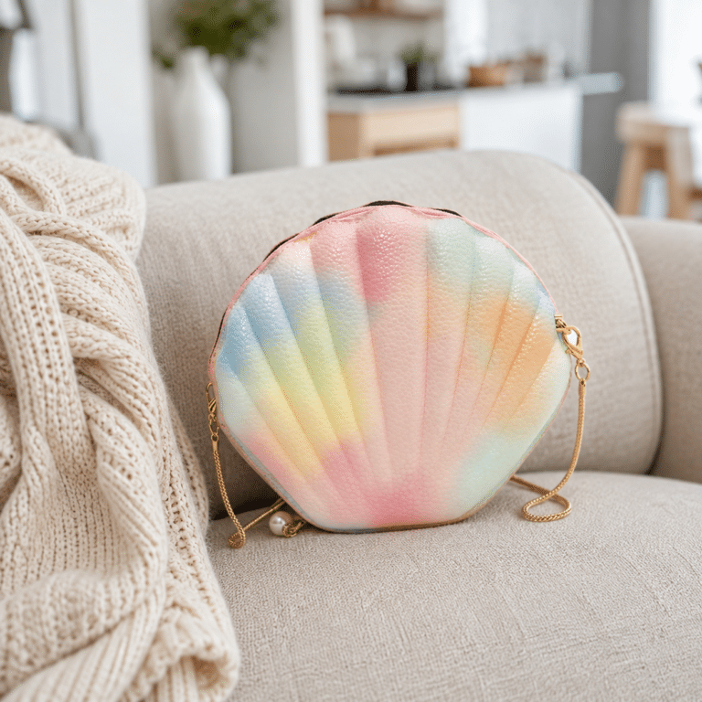 Sac à main coquillage