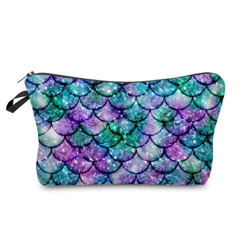 Trousse femme écailles de sirène