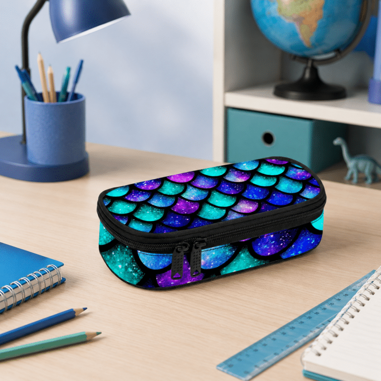 Trousse scolaire écailles de poisson