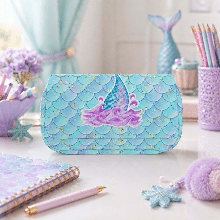 Trousse scolaire sirène (3)