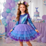 Robe sirène tutu fille