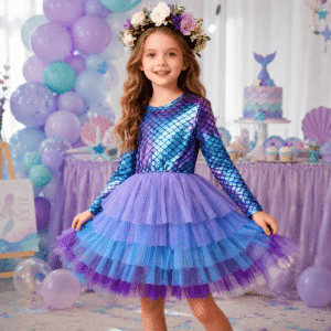 robe sirène tutu fille