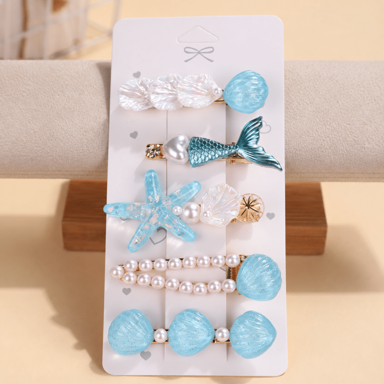 Barrettes cheveux sirène (1)