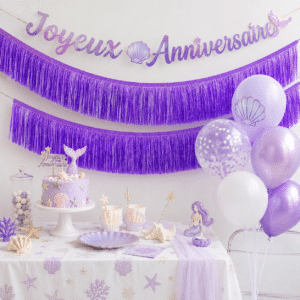 Guirlande franges anniversaire sirène
