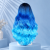 Perruque sirène bleue femme