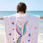 Poncho de bain sirène (2)