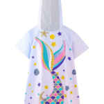 Poncho de bain sirène (3)