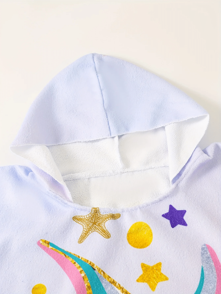 Poncho de bain sirène (5)