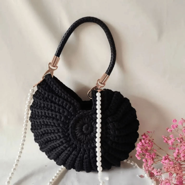 Sac coquillage crochet femme (4)
