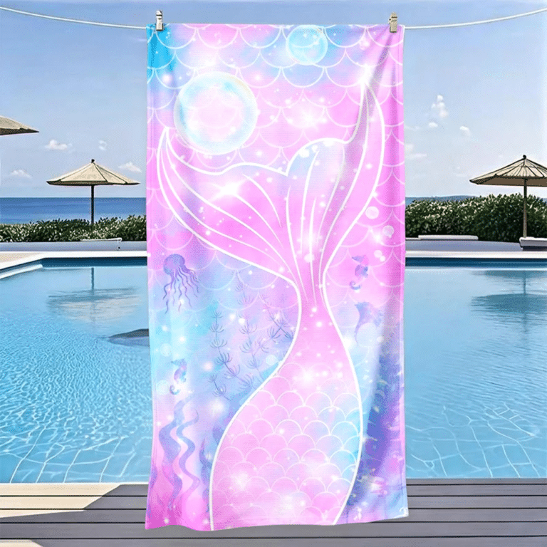 Serviette de plage sirène (10)
