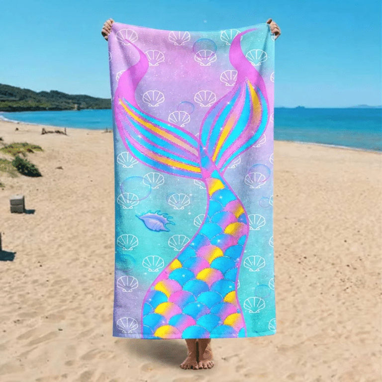 Serviette de plage sirène (2)