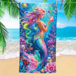 Serviette de plage sirène (5)