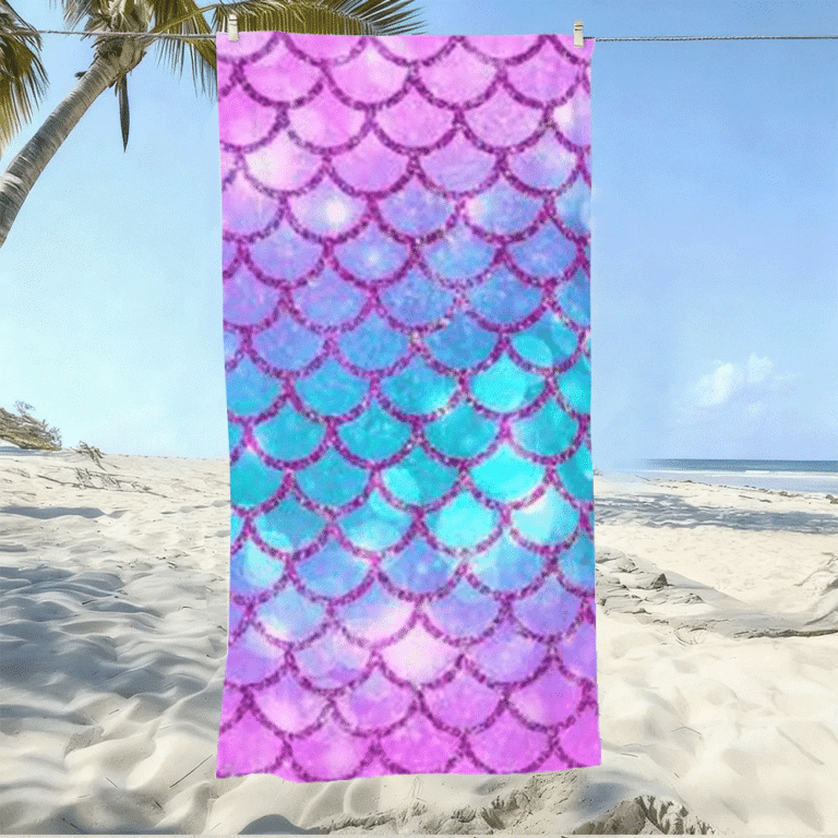 Serviette de plage sirène (6)