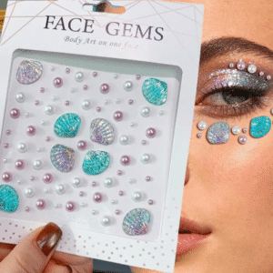 Stickers visage coquillage