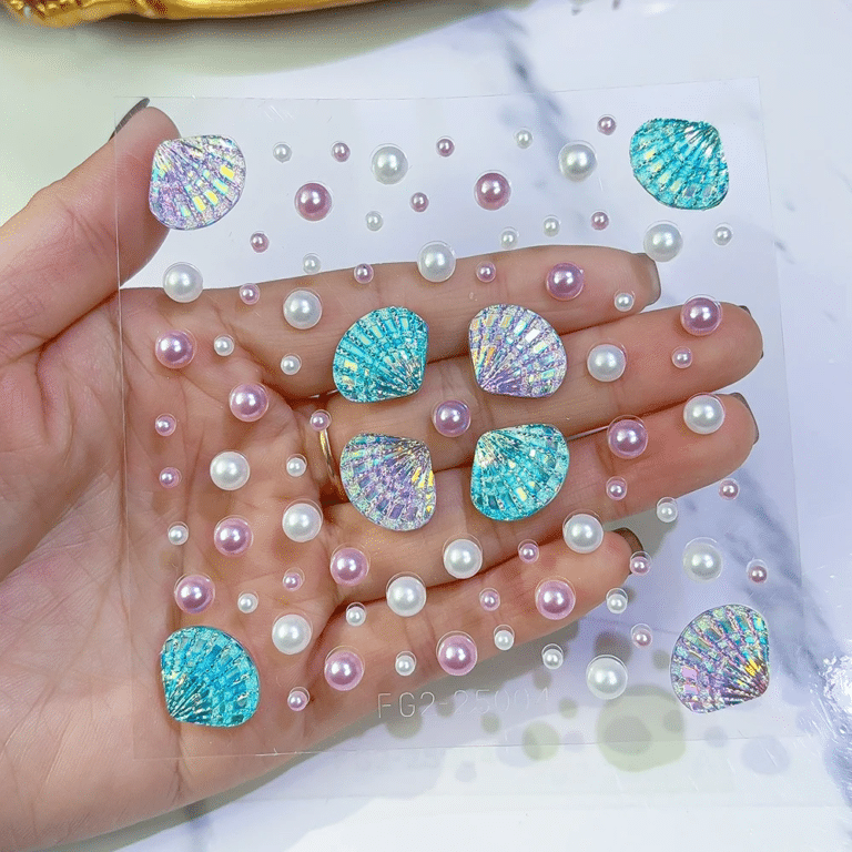 stickers visage coquillage (2)